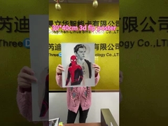 DGZ Naruto Messi Ronaldo Sports 3D Flip Motion Affiches d'anime lenticulaires 40*60cm