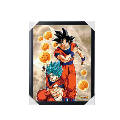 Comics japonais Dragon Ball One Piece Demon Slayer Bleach Impression 3D d'anime Des images accrochées Décoration murale Des rouleaux Affiche