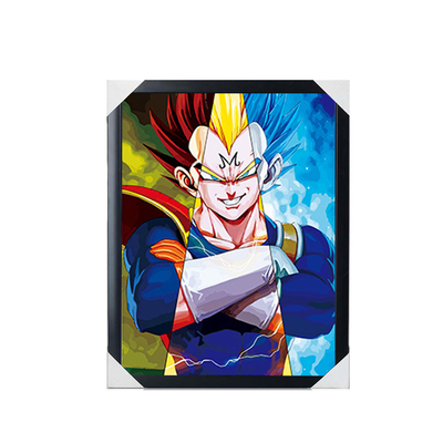 Comics japonais Dragon Ball One Piece Demon Slayer Bleach Impression 3D d'anime Des images accrochées Décoration murale Des rouleaux Affiche