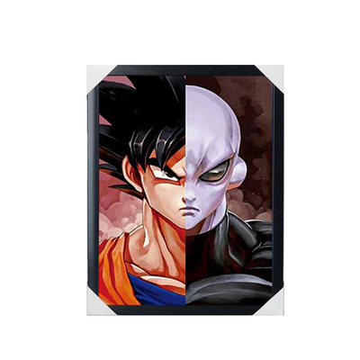 Comics japonais Dragon Ball One Piece Demon Slayer Bleach Impression 3D d'anime Des images accrochées Décoration murale Des rouleaux Affiche