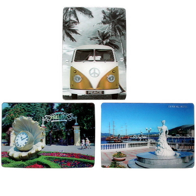Magnetes de réfrigérateur 3D Magnetes de réfrigérateur 3D Lenticulaire Créatif Magnet Magnétique Magnetes 3D Souvenir touristique