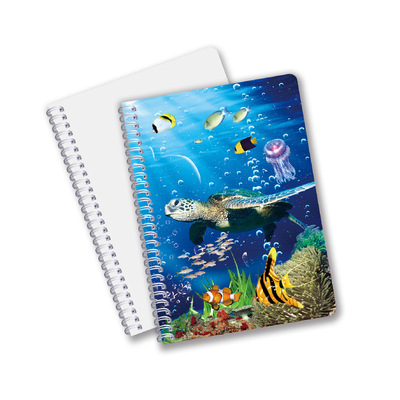 Produits scolaires 3D publicité lenticulaire Cahiers spiraux personnalisés pour enfants cadeau promotionnel