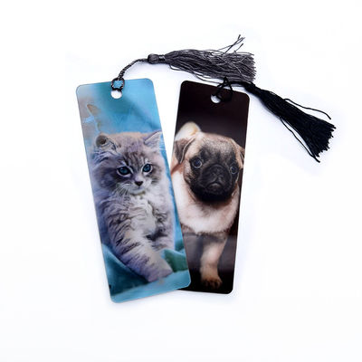 Marque-page lenticulaire 3D personnalisable avec image holographique 3D pour une visibilité accrue lors des salons professionnels