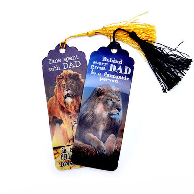 Marque-page lenticulaire 3D personnalisable avec image holographique 3D pour une visibilité accrue lors des salons professionnels