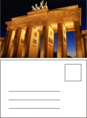 Les montagnes russes Les parcs de lenticules 3D Motion Card Souvenir Carte cadeau Les films en mouvement 3d