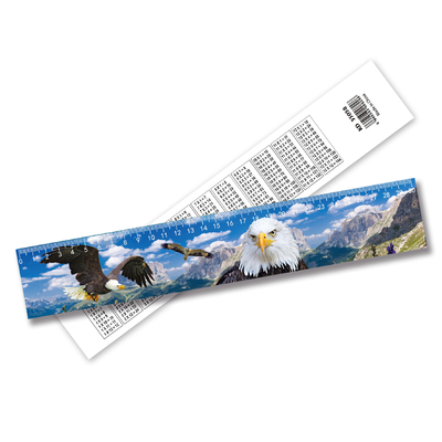 Ruler 3D lenticulaire Flip Ruler personnalisé en gros de papeterie pour enfants