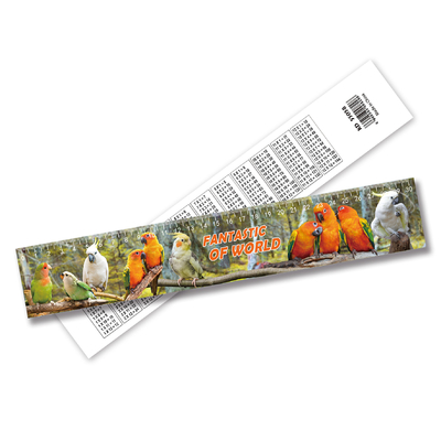 Ruler en plastique 3D en forme de lentille. Cadeaux promotionnels bon marché de Chine.