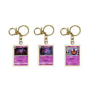 OEM personnalisé anime de dessins animés porte-clés acrylique d'or d'impression de papier d'argent transparents à chaud d'estampage porte-clés époxy avec conception