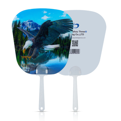 Animation 3D lenticulaire personnalisée Corée KPOP Idol Flip 3d Ventilateur à main en tissu transparent Ventilateur à main pour cadeaux