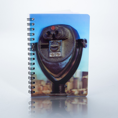 livre d'exercices en spirale lenticulaire 3D avec couverture 3D pour les étudiants