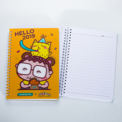 En gros personnaliser Produits commercialisables Pas cher 3D Lenticulaire en couverture rigide Sprial Liant Animal Carnet de notes Carnet de notes