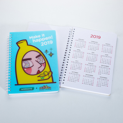 En gros personnaliser Produits commercialisables Pas cher 3D Lenticulaire en couverture rigide Sprial Liant Animal Carnet de notes Carnet de notes