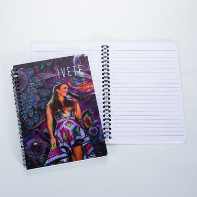 fournitures de papeterie personnalisé A4/A5/A6 taille 3D PP/PET lenticulaire d'impression couverture Sprial papier reliant Exercice de cahier