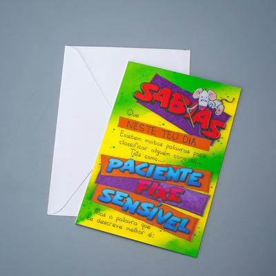 Cartes personnalisées en 3D Cartes postales lenticulaires Cartes d'invitation animées