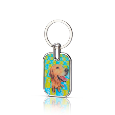 Conception personnalisée Votre propre porte-clés acrylique Glitter Anime Charme acrylique mignon avec impression de conception personnalisée