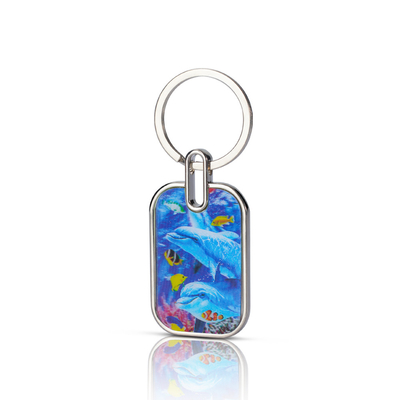 Conception personnalisée Votre propre porte-clés acrylique Glitter Anime Charme acrylique mignon avec impression de conception personnalisée