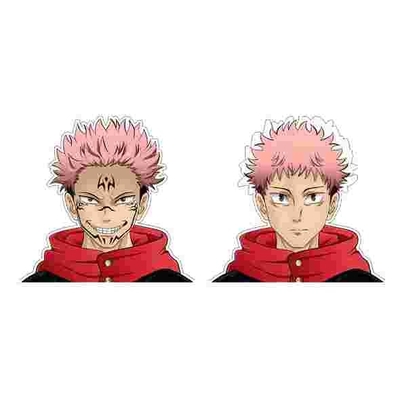 Autocollant d'anime imperméable à l'eau pour les épingles à rayures d'air Iguro Obanai Demon Slayer 3D Autocollant pour ordinateur portable