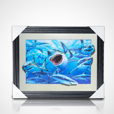 Vente chaude en haute définition cadeau promotionnel affiches d'anime 3D lenticulaires japonaises avec cadre