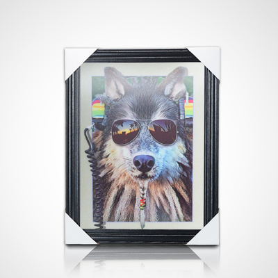 Affiche de film en 3D anime Flip Picture Affiche d'animal en 3D cadre lenticulaire Affiche pour peinture murale