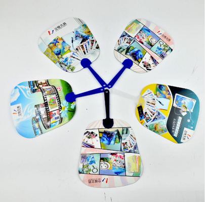 Beaux modèles personnalisés 3D Lenticulaire Ventilateur à main en plastique PET 3D Promotionnel Ventilateurs à main Cartoon Ventilateurs à lenticules 3D