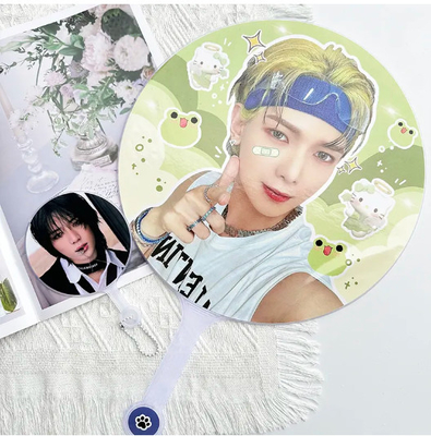 Vente à chaud personnalisé Kpop Lenticulaire d'impression 3D Lenticulaire plastique ventilateurs de main