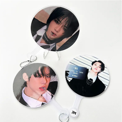 Vente à chaud personnalisé Kpop Lenticulaire d'impression 3D Lenticulaire plastique ventilateurs de main