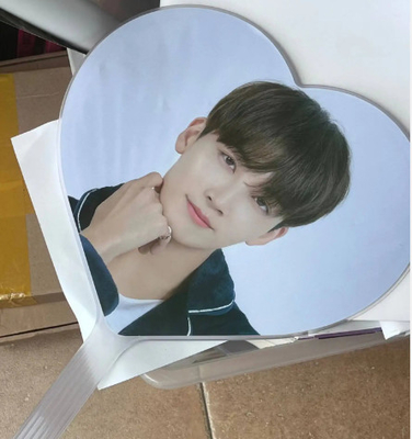 Ventilateur d'événement KPop personnalisé pour cadeau Ventilateur 3D transparent en plastique PET personnalisé