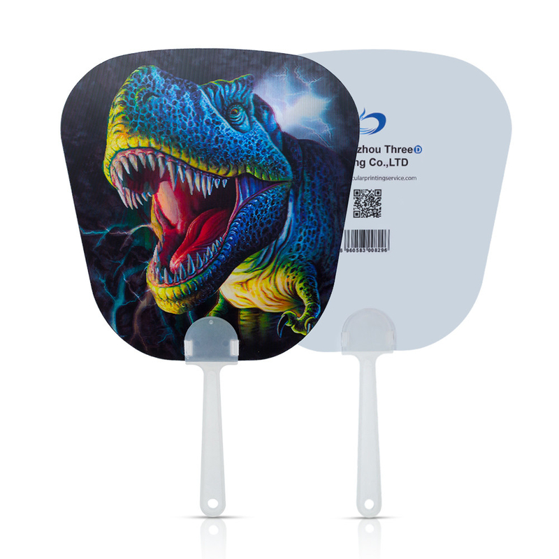 Animation 3D lenticulaire personnalisée Corée KPOP Idol Flip 3d Ventilateur à main en tissu transparent Ventilateur à main pour cadeaux