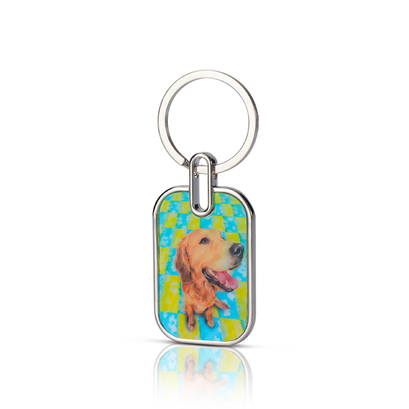 Conception personnalisée Votre propre porte-clés acrylique Glitter Anime Charme acrylique mignon avec impression de conception personnalisée