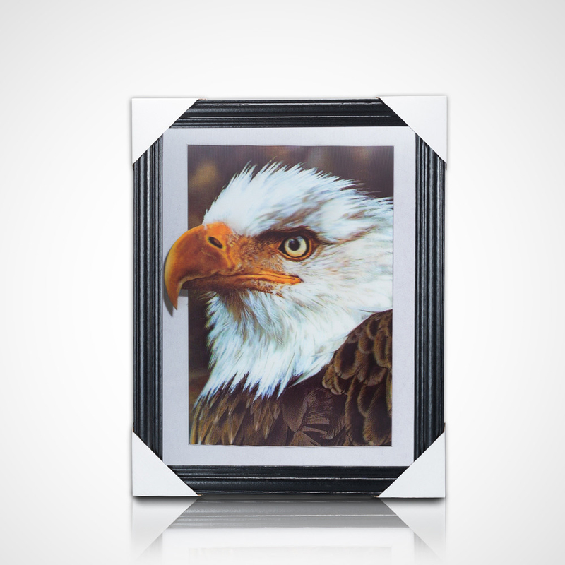 Affiche de film en 3D anime Flip Picture Affiche d'animal en 3D cadre lenticulaire Affiche pour peinture murale