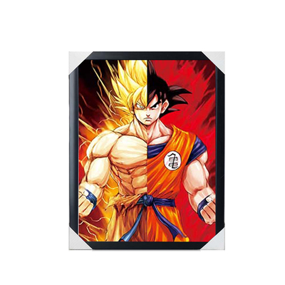 Comics japonais Dragon Ball One Piece Demon Slayer Bleach Impression 3D d'anime Des images accrochées Décoration murale Des rouleaux Affiche