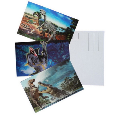 Statut de la négociation Lire échoué Cartes postales lenticulaires 3D pour le marché