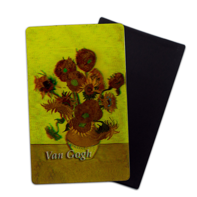 Les aimants 3D du tournesol de Van Gogh pour les musées et galeries d'art