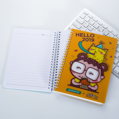 En gros personnaliser Produits commercialisables Pas cher 3D Lenticulaire en couverture rigide Sprial Liant Animal Carnet de notes Carnet de notes