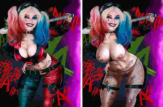 Fille sexy Impression 3D personnalisée avec effet lenticulaire